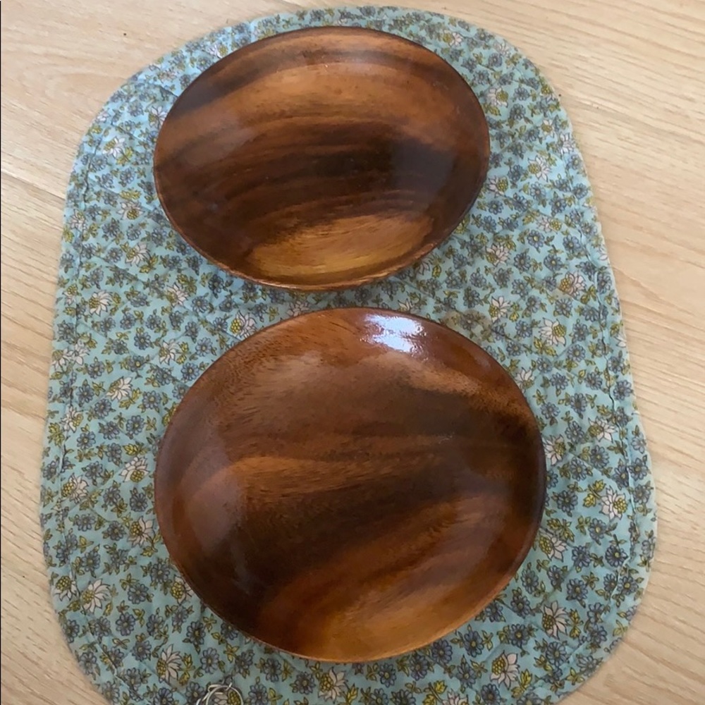 Set of 2 Blair Monkey Pod Bowls